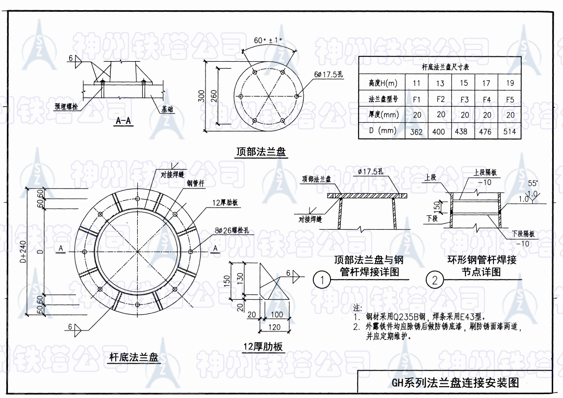 GH系列钢管杆接闪杆法兰图－.jpg